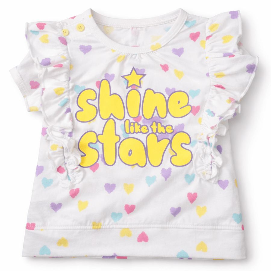 Girls Graphic sleeveless Top