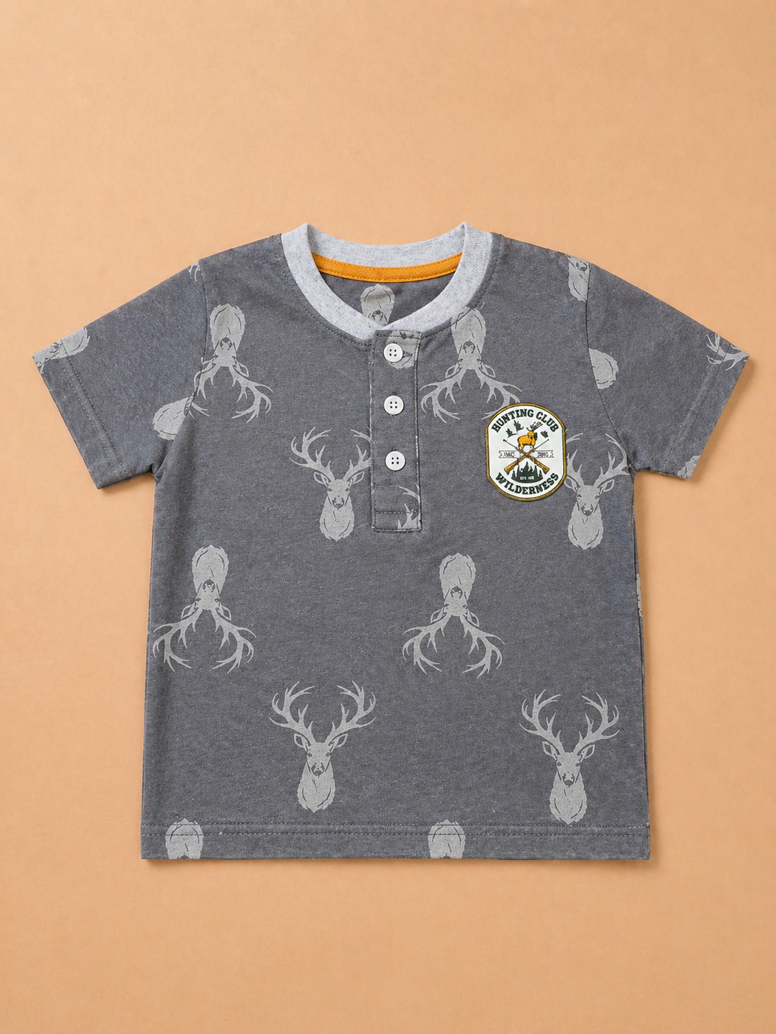Boys Graphic Sleeveless Henley