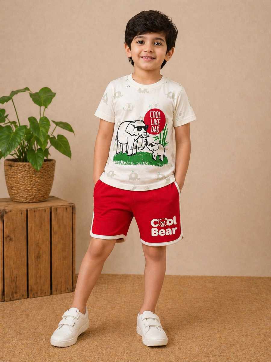 Boys Graphic T-Shirt & Short Set