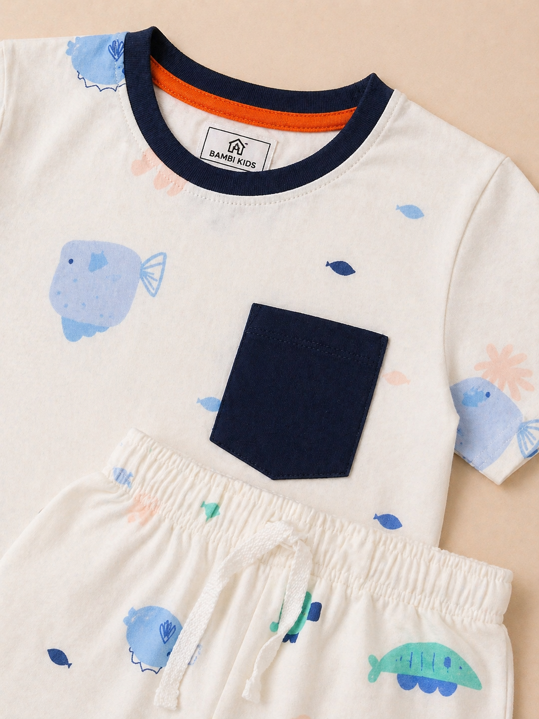 Boys Printed T-Shirt & Short Set