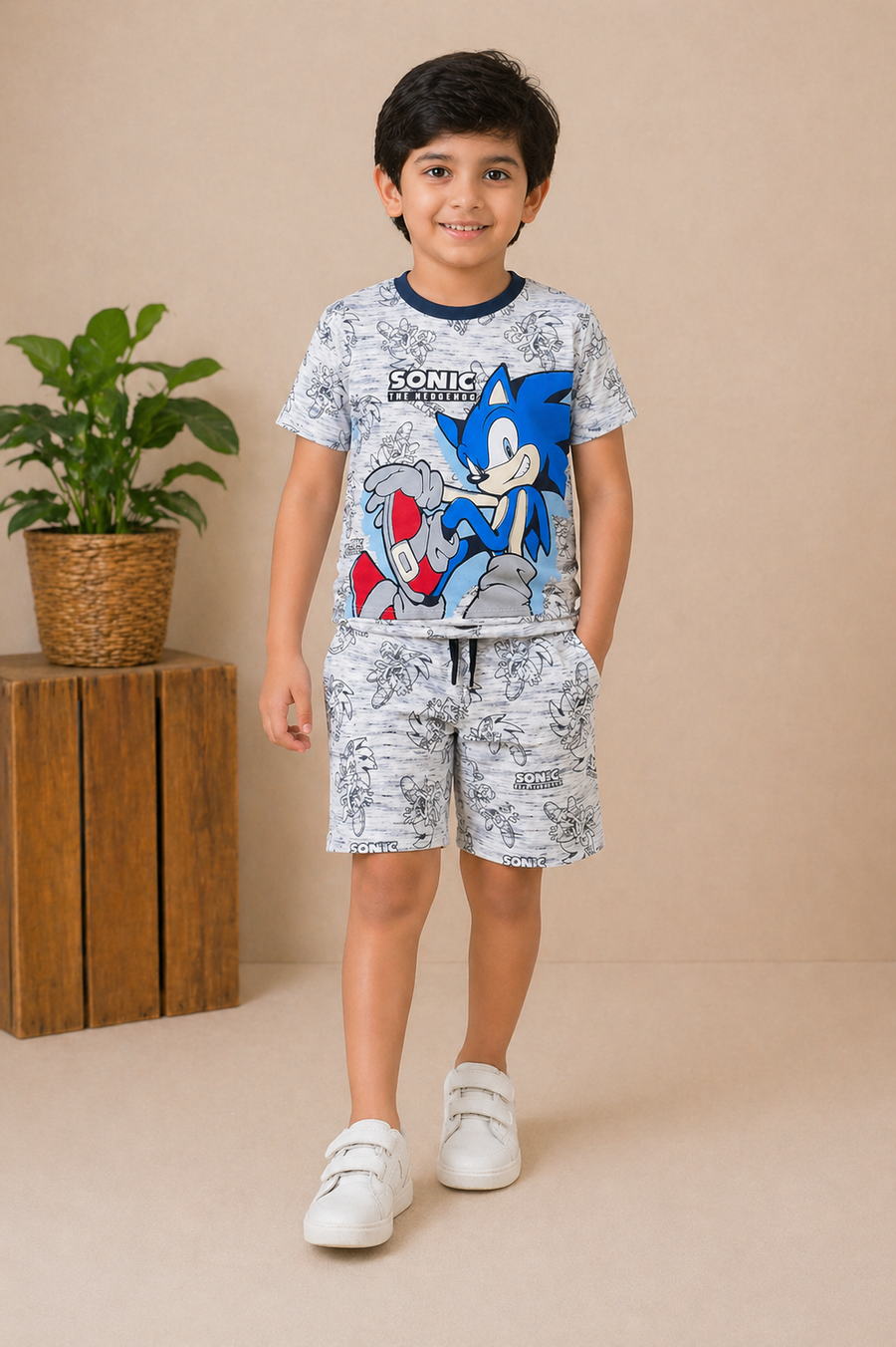 Boys Sonic Graphic Set