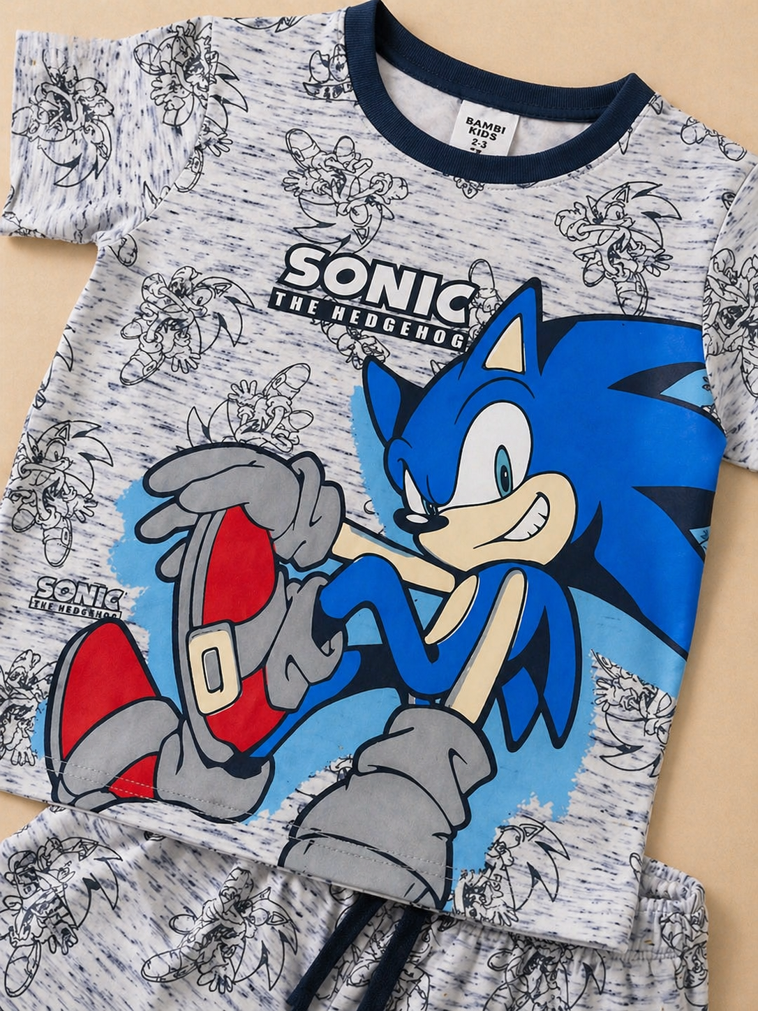 Boys Sonic Graphic Set