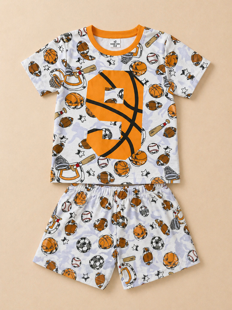 Boys Graphic Shirt & Short Set